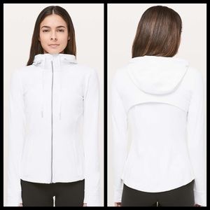Lululemon Hooded Define Jacket *Nulu White Size 4 Small Athliesure yoga run